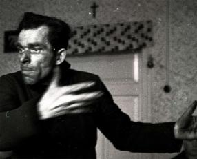 Eustachy Kossakowski Człowiek opowiadający śmierć swojego brata, 1967